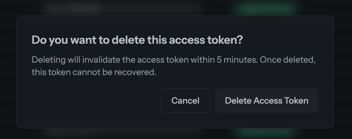Confirm the deletion within the dialogue.